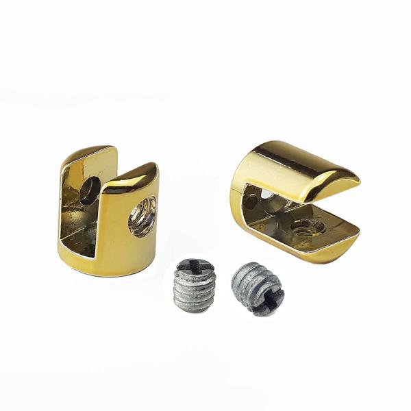 Kit 20 Suporte Fenda Para Vidro 6mm - Telis Ferragens Imagem de Kit 20 Suporte Fenda Para Vidro 6mm
