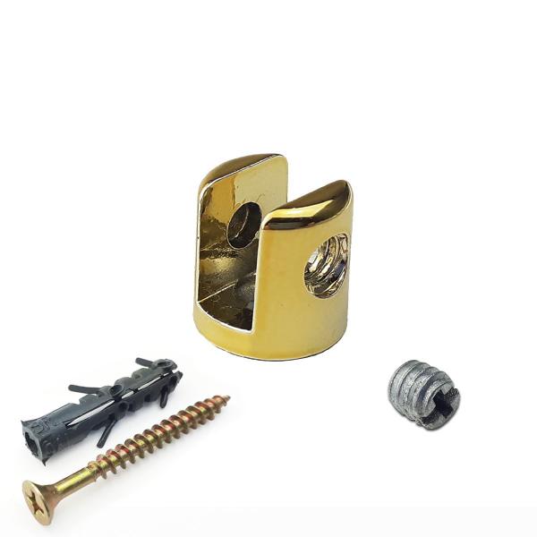 Kit 20 Suporte Fenda Para Vidro 6mm - Telis Ferragens Imagem de Kit 20 Suporte Fenda Para Vidro 6mm