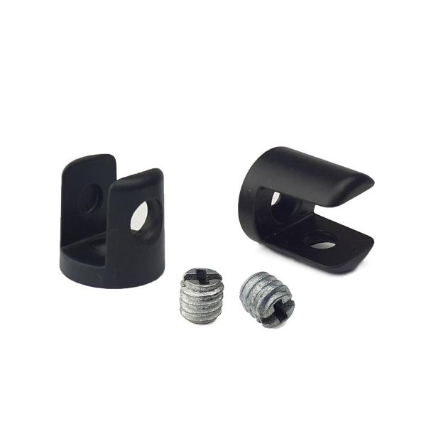 Imagem de Kit 20 Suporte Fenda Para Vidro 6mm