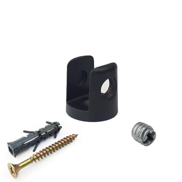 Kit 20 Suporte Fenda Para Vidro 6mm - Telis Ferragens Imagem de Kit 20 Suporte Fenda Para Vidro 6mm