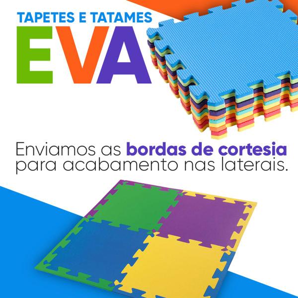 Imagem de Kit 20 Tapete Tatame Eva Loja da Maria 50x50x1cm 10mm AZUL ROYAL