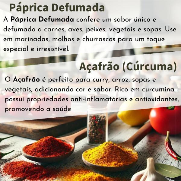 Imagem de Kit 20 Temperos Condimentos Tampa Dosadora Completo Páprica, Caldos e Dry Rub e mais Los Chef