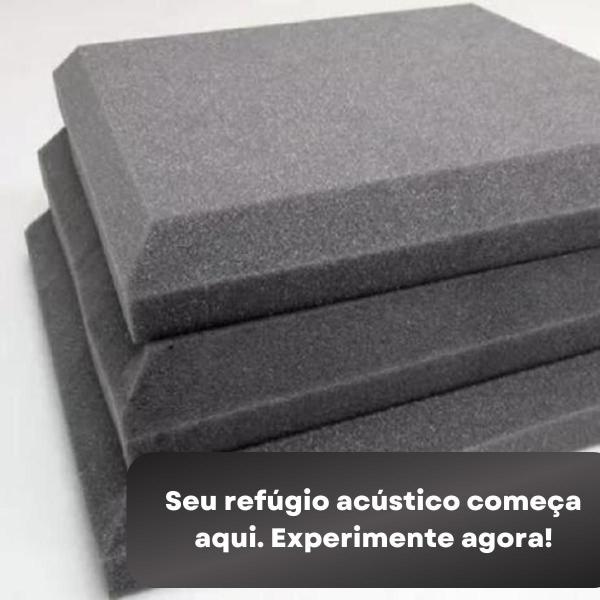 Imagem de Kit 20 Un Espuma P Absorção Acústica De Som E Ruído 50X50 Cm