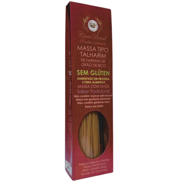 Kit 20 Unidades Talharim Farinha Grão Bico E Farinha - Ceres Brasil Imagem de Kit 20 Unidades Talharim Farinha Grão Bico E Farinha