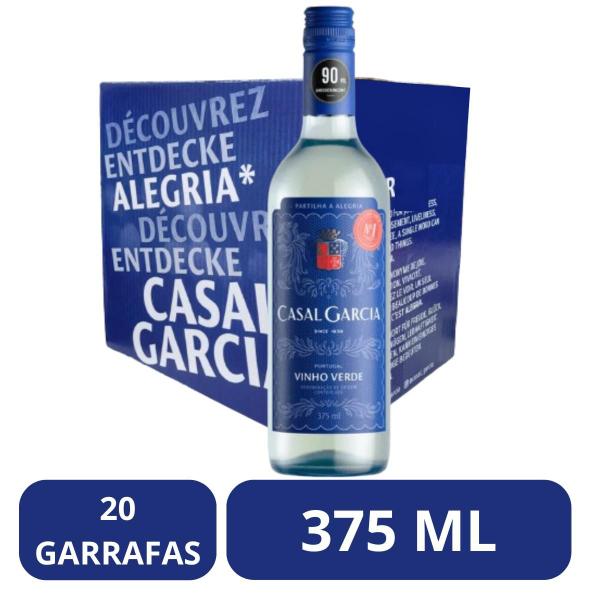 Imagem de Kit 20 Vinho Branco Português Casal Garcia 375ml