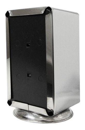 Kit 20Un Porta Guardanapo Aço Inox Bares E Restaurantes - Jsn Imagem de Kit 20Un Porta Guardanapo Aço Inox Bares E Restaurantes
