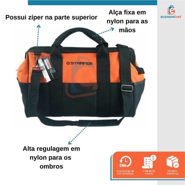 Imagem de Kit 21 Ferramentas Bolsa Combinada Fenda Philips Alicate