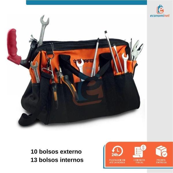 Imagem de Kit 21 Ferramentas Bolsa Combinada Fenda Philips Alicate