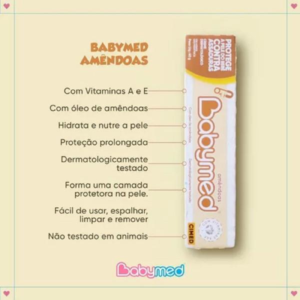 Imagem de Kit 24 Babymed Amêndoas Creme Para Assaduras 40g - Cimed