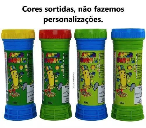 Imagem de Kit 24 Bolinhas De Sabão Brinquedo Infantil Colorido