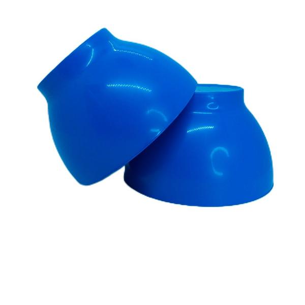 Imagem de Kit 24 Bowl Cumbuca P/ Sopas Caldos Sobremesa Plástico 700 Ml Azul