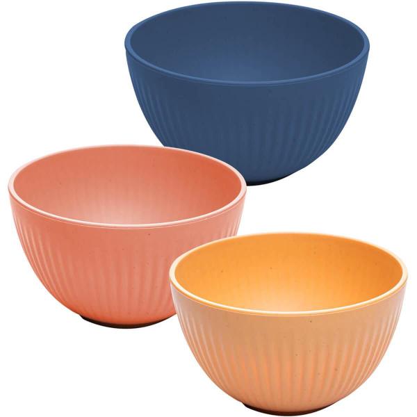 Kit 24 Bowls Cumbucas 12x6cm Sortido Bambu Plástico Stripes Lyor Sobremesa Frutas Petiscos Imagem de Kit 24 Bowls Cumbucas 12x6cm Sortido Bambu Plástico Stripes Lyor Sobremesa Frutas Petiscos