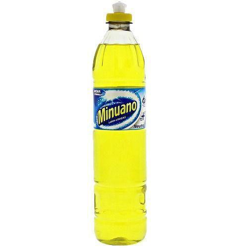 Imagem de Kit 24 Detergente Minuano Amarelo 500Ml Neutro