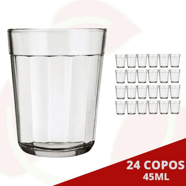 Imagem de Kit 24 Mini Copo Americano Nadir p/ Shot Dose Tequila Nadir