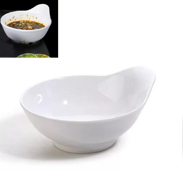 Imagem de Kit 24 Molheira Pote Bowl em Melamina 200ml Alça Finger Food