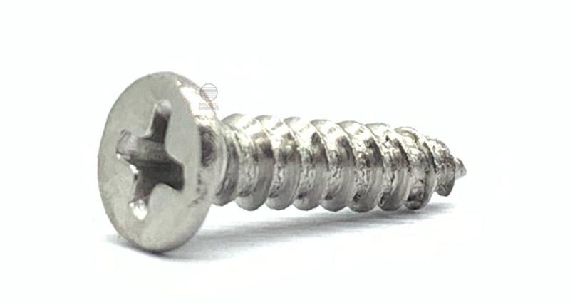 KIT 24 Parafuso INOX para escudo de guitarra STRATO - LATONE Imagem de KIT 24 Parafuso INOX para escudo de guitarra STRATO