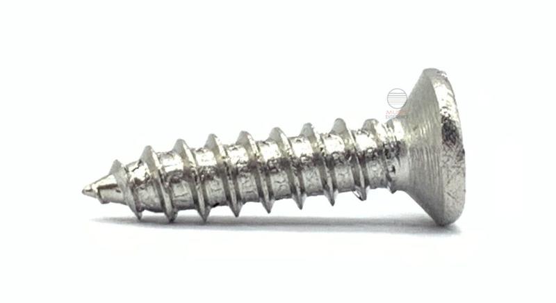 KIT 24 Parafuso INOX para escudo de guitarra STRATO - LATONE Imagem de KIT 24 Parafuso INOX para escudo de guitarra STRATO