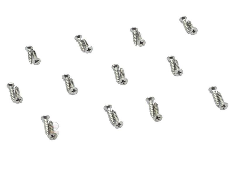 KIT 24 Parafuso INOX para escudo de guitarra STRATO - LATONE Imagem de KIT 24 Parafuso INOX para escudo de guitarra STRATO