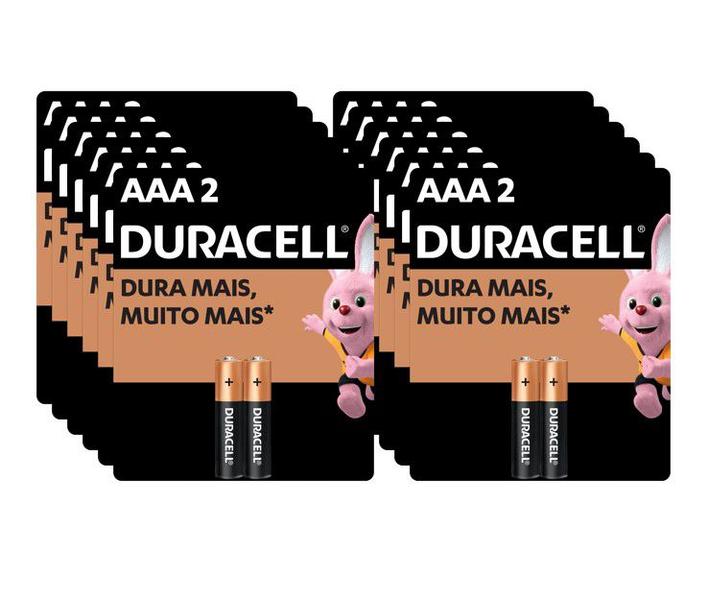 Imagem de Kit 24 Pilhas Alcalina Duracell Palito AAA