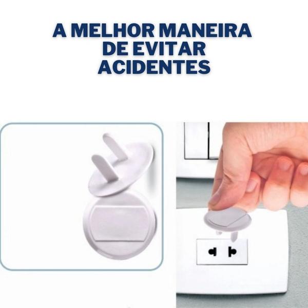 Imagem de Kit 24 Protetor de Tomada Contra Choques Crianças Padrão