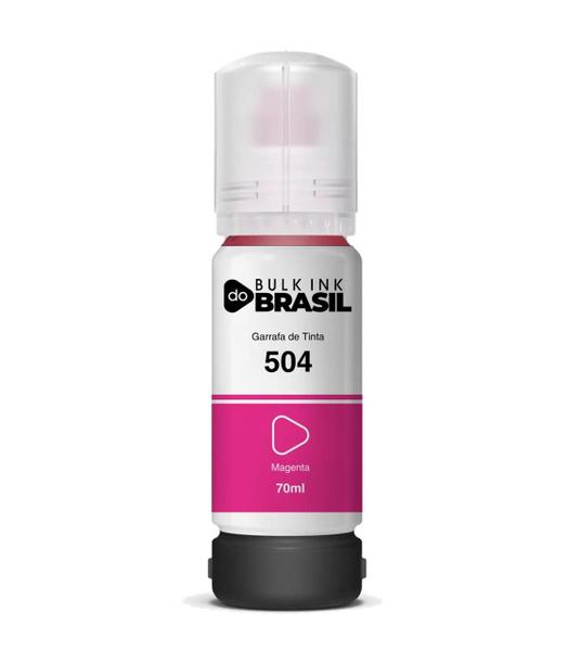 Kit 24 refil de tintas T504 Compatível para Epson Ecotank L6270 - Bulk Ink Do Brasil Imagem de Kit 24 refil de tintas T504 Compatível para Epson Ecotank L6270