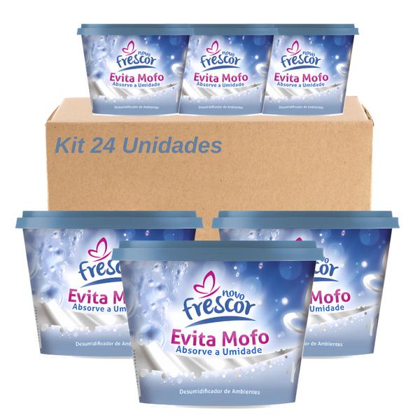 Imagem de Kit 24 Un Desumidificador De Ar Antimofo Guarda Roupas 80g Armário Closet Gaveta Refil  