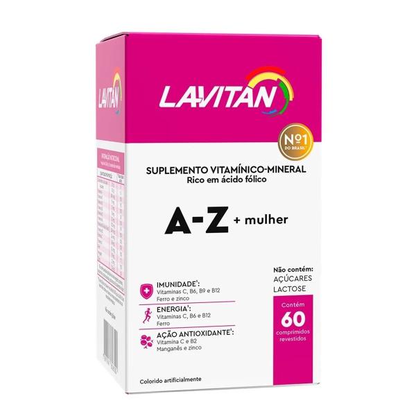 Imagem de Kit 24 Vitamina Lavitan A-z Mulher 60 Comprimidos - Cimed