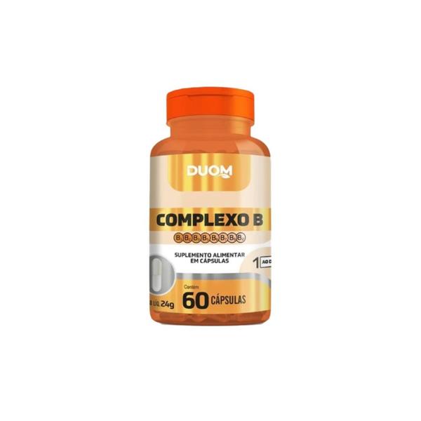 Kit 24un Suplemento Alimentar Complexo B 60Cps - Duom Imagem de Kit 24un Suplemento Alimentar Complexo B 60Cps - Duom