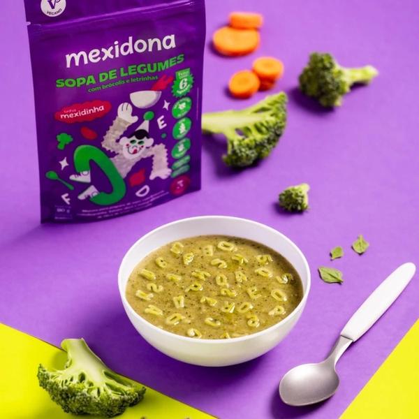 Imagem de Kit 24Und Sopas (Letrinhas E Legumes) Mexidinha 90G