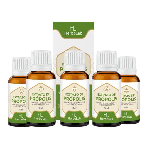 Imagem de Kit 24x Atacado EXTRATO DE PROPOLIS VERDE 30ML - HERBOLAB D