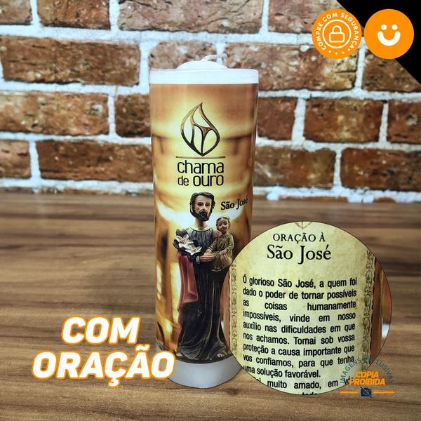 Kit 24x Vela De 7 Dias Velas C/ Imagem Oração Várias Opcoes - Chama de Ouro Imagem de Kit 24x Vela De 7 Dias Velas C/ Imagem Oração Várias Opcoes