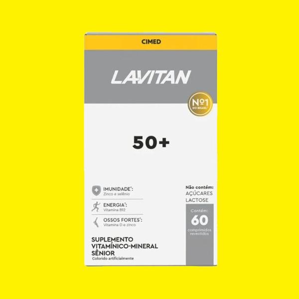 Imagem de Kit 24x Vitamina Lavitan 50+ Sênior 60 Comprimidos - CIMED