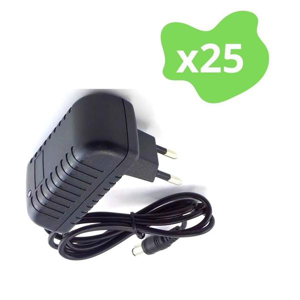 Kit 25 Fontes Alimentação Plástica 12V-2A Bivolt- 25Un - Power Imagem de Kit 25 Fontes Alimentação Plástica 12V-2A Bivolt- 25Un