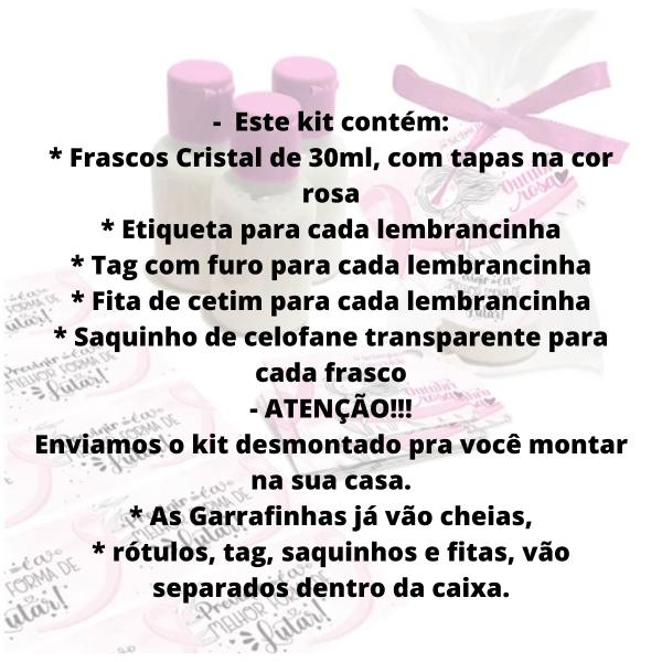 Imagem de Kit 25 Lembrancinhas Hidratante Outubro Rosa