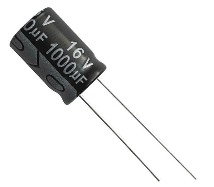 Imagem de Kit 25 pçs - capacitor eletrolitico 1000x16v - 1000uf x 16v