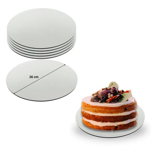 Imagem de Kit 25 Un. Cake Boards Base Bolo Mdf Varios Tamanhos  Digoarts 