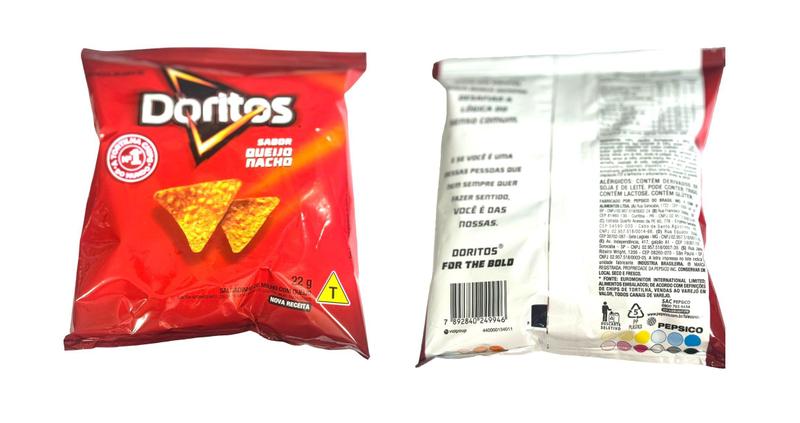 Imagem de Kit 25 Un Mini Salgadinho Fandangos + Doritos +cheetos