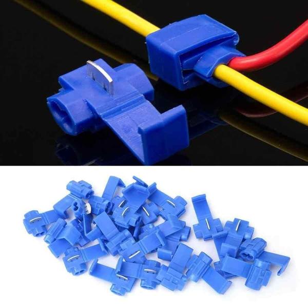 Imagem de Kit 250 Conector Elétrico Derivação Emenda Fios 0,5Mm A 6Mm