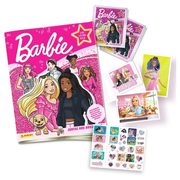 Imagem de Kit 250 Figurinhas Barbie Juntas Nós Brilhamos