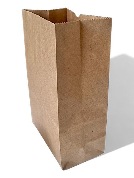 Imagem de Kit 250 Sacos de Papel Kraft 18x28x11 - Perfeitos para Delivery de Lanches e Refeições