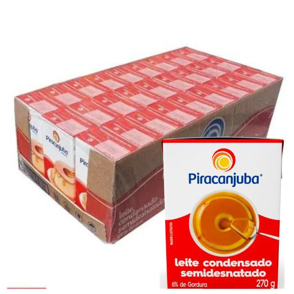 Imagem de Kit 27 Leite Condensado Semidesnatado Piracanjuba 270g