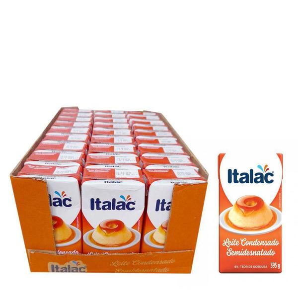 Kit 27 Unidades Leite Condensado Italac SEMI-DESNATADO 395g Imagem de Kit 27 Unidades Leite Condensado Italac SEMI-DESNATADO 395g