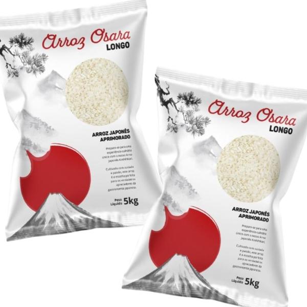 Imagem de Kit 2arroz osara longo premium 5kg