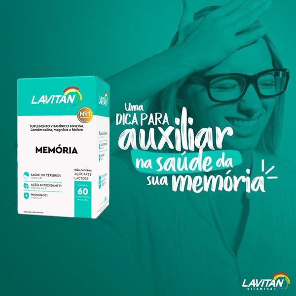 Imagem de Kit 2cx Suplemento Vitaminas Minerais Lavitan Memória 120un