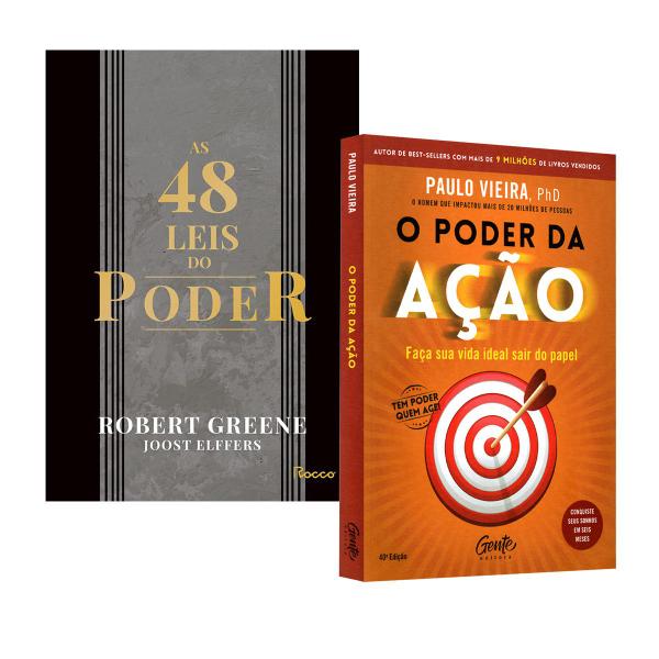 Imagem de Kit 2livros, As 48 leis do Poder + O Poder da Ação, Faça Sua Vida Ideal Sair do Papel, Clássico Sobre Multiplicar Riqueza e Solucionar Problemas