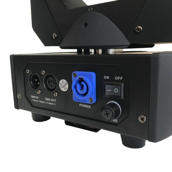 Imagem de Kit 2moving mini b-eye 6x15w rgbw   maquina de fumaça 1500w   dmx 512