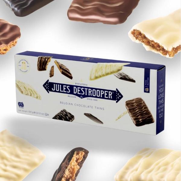 Imagem de Kit 2Un Biscoito Belga Jules Destrooper Chocolate Thins 100G