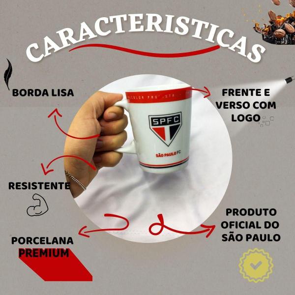 Imagem de Kit 2Un Caneca Xicara Branca Porcelana Premium 300Ml Café