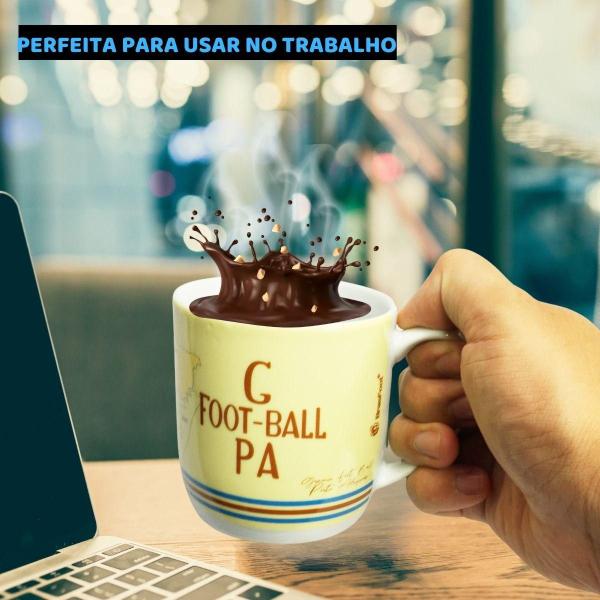 Imagem de Kit 2Un Caneca Xícara Porcelana Reforçada 300Ml Café Clube