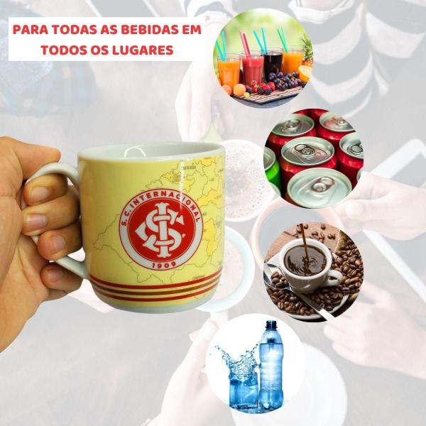 Imagem de Kit 2Un Caneca Xícara Porcelana Reforçada 300Ml Café Clube